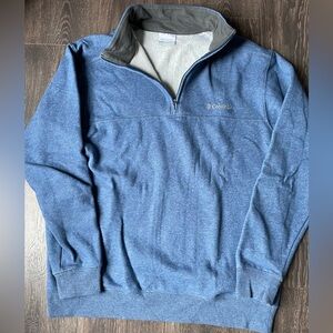 Men’s Columbia Winter Sweatshirt - Medium, Blue, Great Condition!